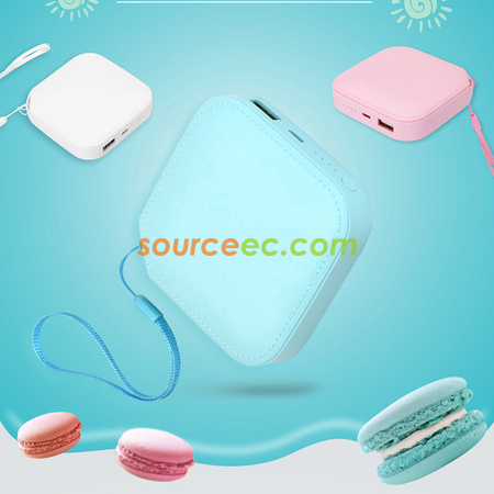 禮品訂造仿PU皮紋移動電源紀念品
