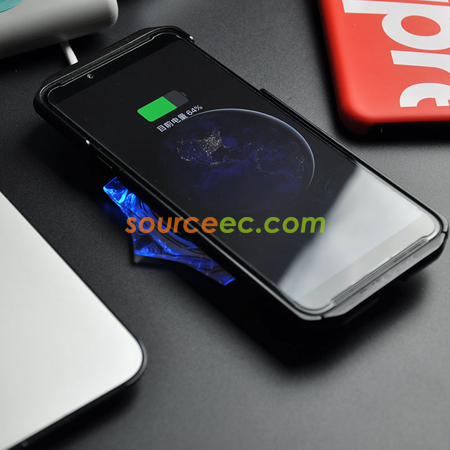禮品訂造水晶發光無線充電器紀念品