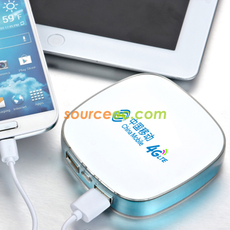 禮品訂造帶電量顯示雙充充電器紀念品