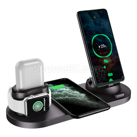 禮品訂造六合一無線充紀念品