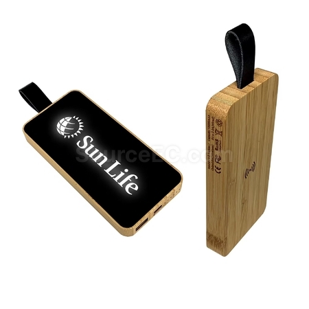 禮品訂造環保發光移動電源紀念品