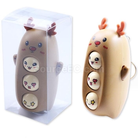 禮品訂造減壓變面小麋鹿掛件紀念品