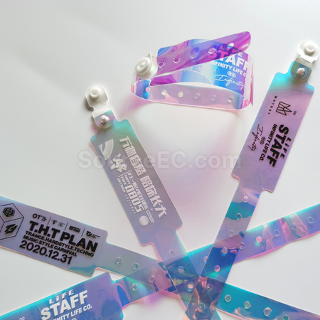 禮品訂造PVC鐳射手帶紀念品