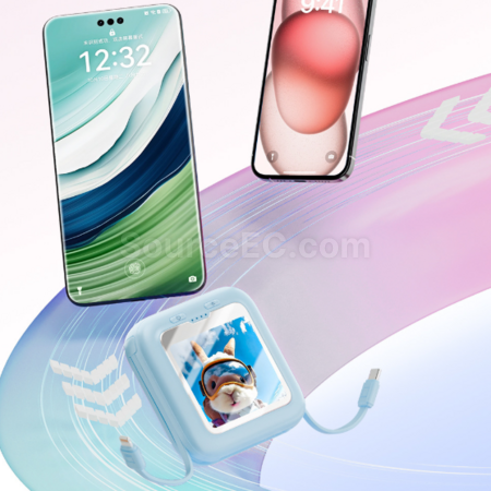 禮品訂造3C認證發光化妝鏡行動電源紀念品