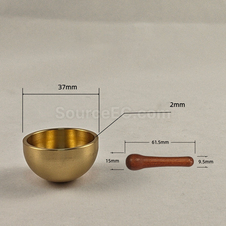 禮品訂造迷你黃銅頌缽減壓冥想缽紀念品
