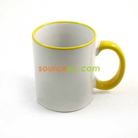禮品訂造295ML陶瓷廣告杯紀念品