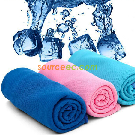 遇水冷冰毛巾