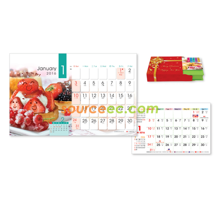 禮品訂造座檯月曆紀念品