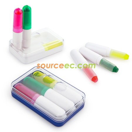 禮品訂造三色熒光筆紀念品