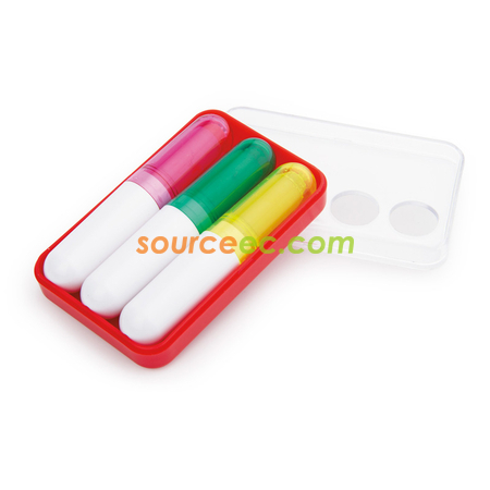 禮品訂造三色熒光筆紀念品