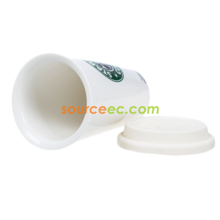 禮品訂造400ML陶瓷廣告杯紀念品