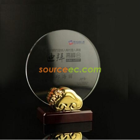 禮品訂造水晶獎座紀念品