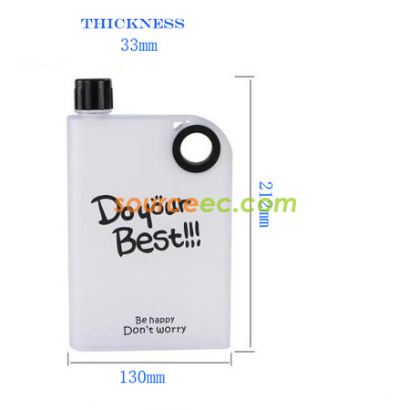 禮品訂造380ML 超薄運動水樽紀念品