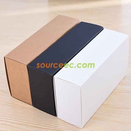 禮品訂造牛皮紙推拉式贈品盒紀念品