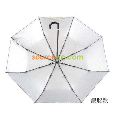禮品訂造折疊太陽廣告雨傘彎柄紀念品