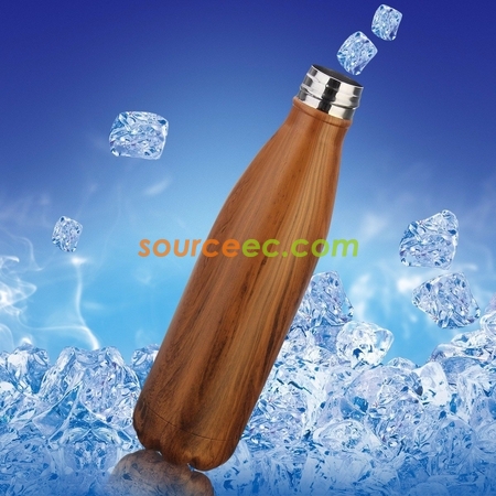 禮品訂造500ML 木紋可樂保溫杯紀念品