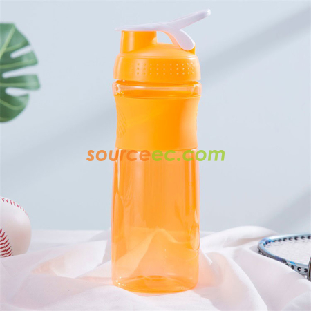 禮品訂造760ML蛋白粉搖搖杯 帶刻度水杯手提手搖搖杯 運動健身水壺禮品杯紀念品