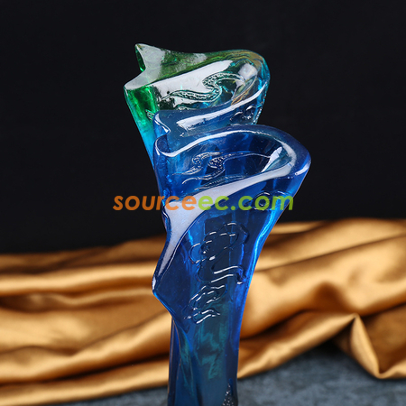 禮品訂造琉璃水晶獎杯紀念品