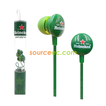 禮品訂造耳機帶圓桶包裝紀念品