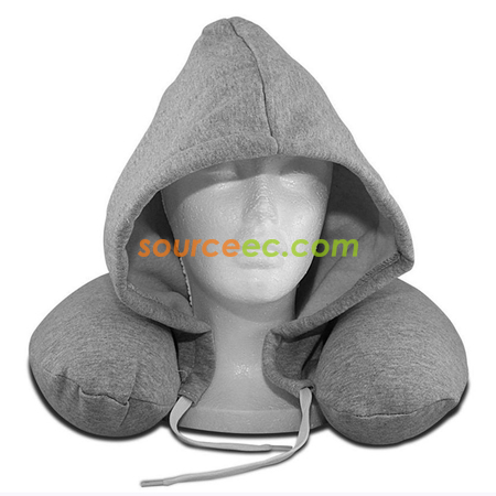 禮品訂造帶帽U型護頸枕紀念品