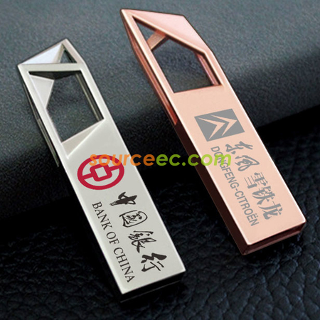 禮品訂造窗格鏤空USB手指紀念品