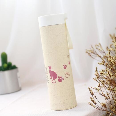 禮品訂造環保小麥玻璃杯紀念品
