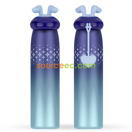 禮品訂造320ML 漸變賓尼兔保溫杯紀念品