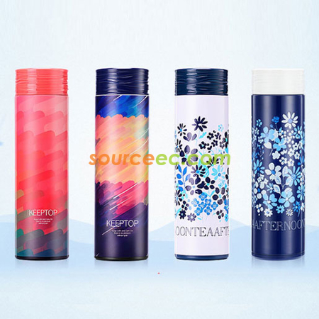 禮品訂造500ML 水紋蓋不銹鋼保溫杯紀念品