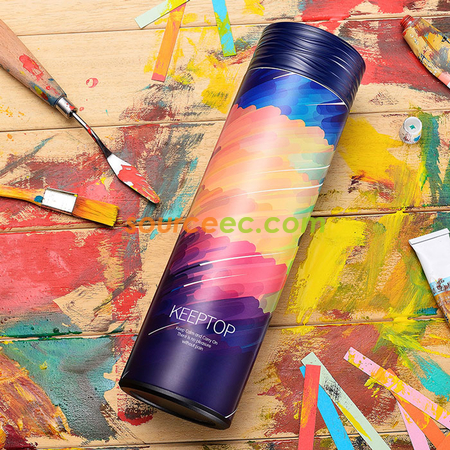 禮品訂造500ML 水紋蓋不銹鋼保溫杯紀念品
