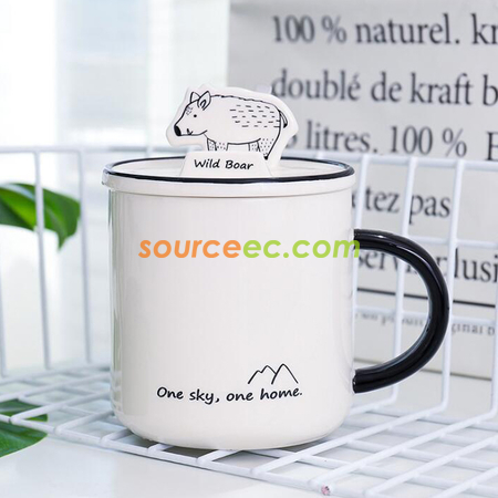 禮品訂造動物陶瓷杯紀念品