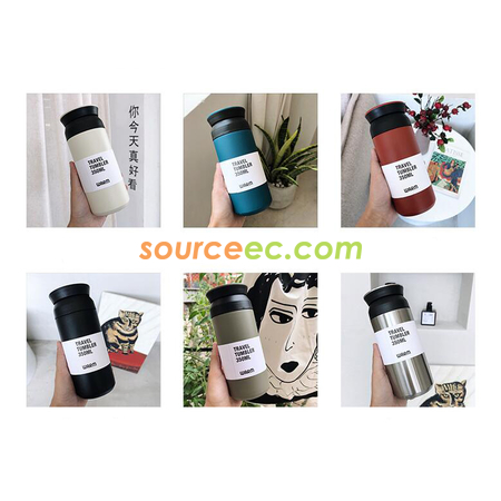 禮品訂造350ML 便攜不銹鋼保溫杯紀念品
