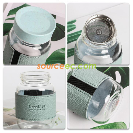 禮品訂造360ML 防燙玻璃杯紀念品