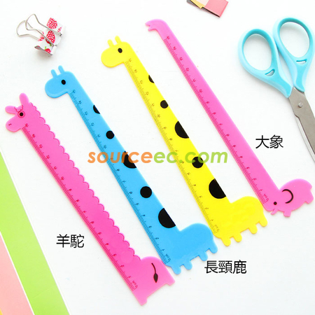 禮品訂造動物塑膠直尺紀念品