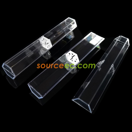 禮品訂造透明六角形塑料筆盒紀念品