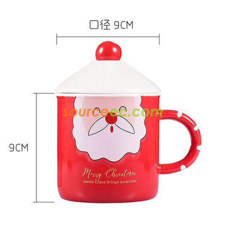 禮品訂造聖誕老人陶瓷杯紀念品