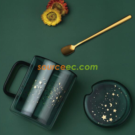 禮品訂造星空玻璃杯紀念品