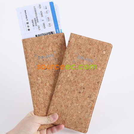 禮品訂造PU軟木護照套紀念品