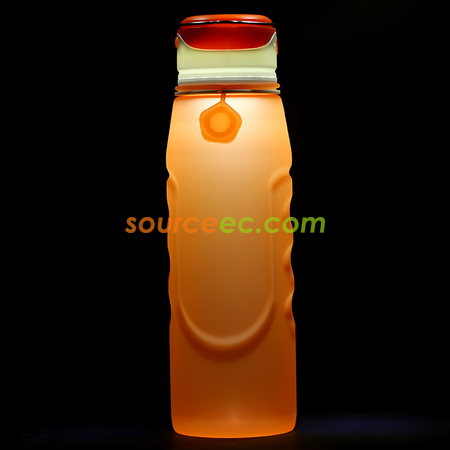禮品訂造LED矽膠折疊水樽1000ML紀念品