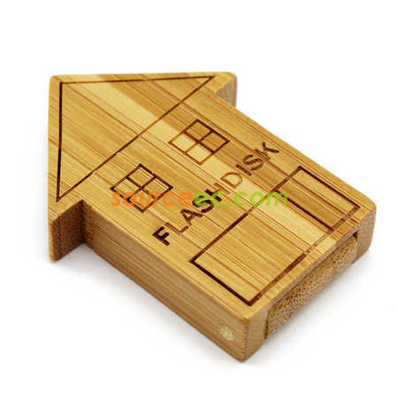禮品訂造木房子USB手指紀念品