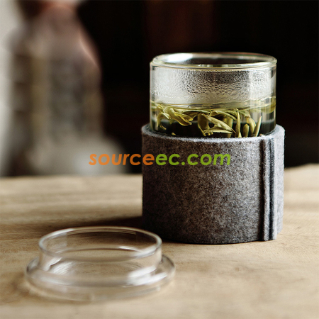 禮品訂造毛氈杯套泡茶杯紀念品
