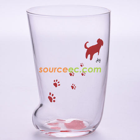 禮品訂造動物腳玻璃杯紀念品