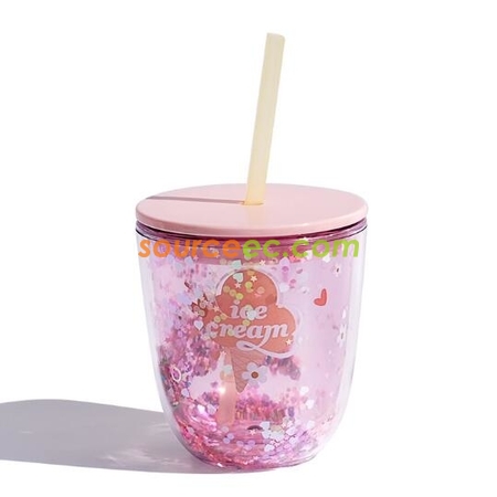 禮品訂造塑膠吸管杯紀念品