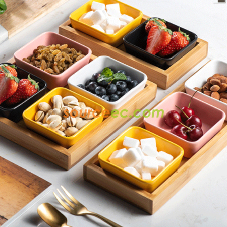 禮品訂造方型零食小盤子紀念品