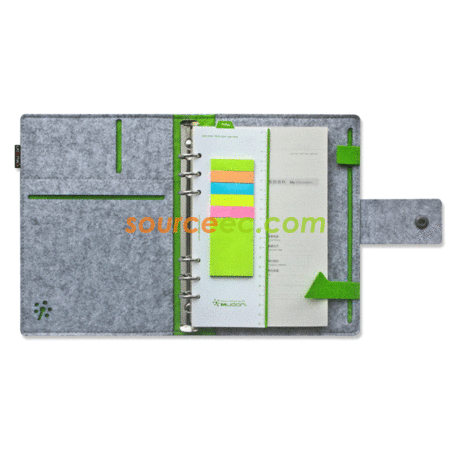 禮品訂造毛氈筆記本紀念品