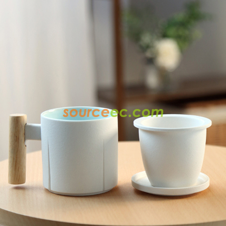 禮品訂造陶瓷泡茶杯紀念品