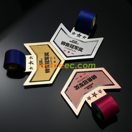 金屬獎牌創意新款組合掛牌三合一團隊活動比賽拼接獎牌
