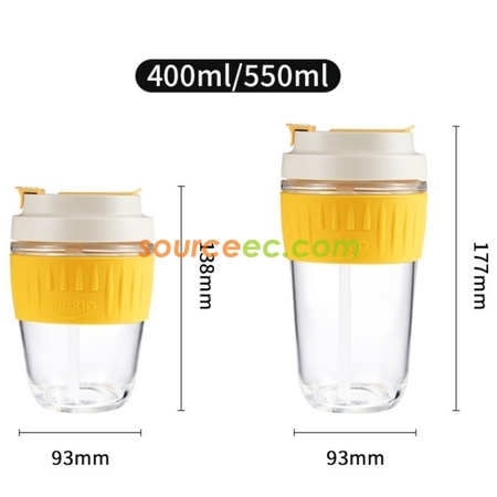 禮品訂造創意雙飲玻璃杯紀念品