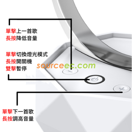 禮品訂造時尚光圈藍牙音響紀念品