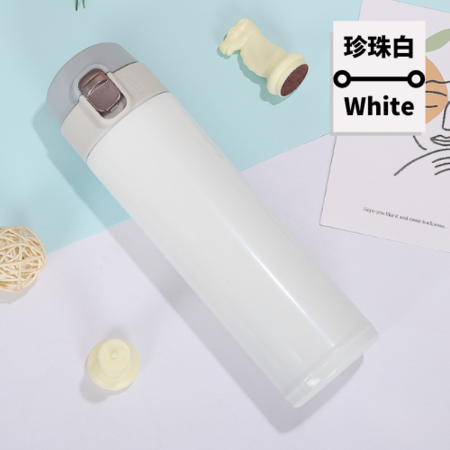 禮品訂造304不鏽鋼彈蓋保溫杯紀念品
