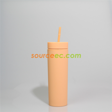 禮品訂造飲管雙層直身杯紀念品